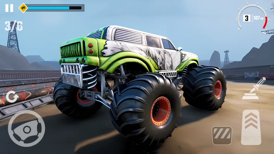 4x4 Monster Truck Racing Games (Монстр Трак Гонки игры) МОД/Взлом [Бесконечные деньги, Монеты и Мега MOD] Screenshot 5