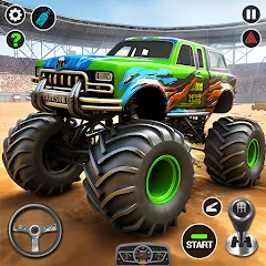 Скачать Взломанная 4x4 Monster Truck Racing Games (Много денег) на андроид бесплатно