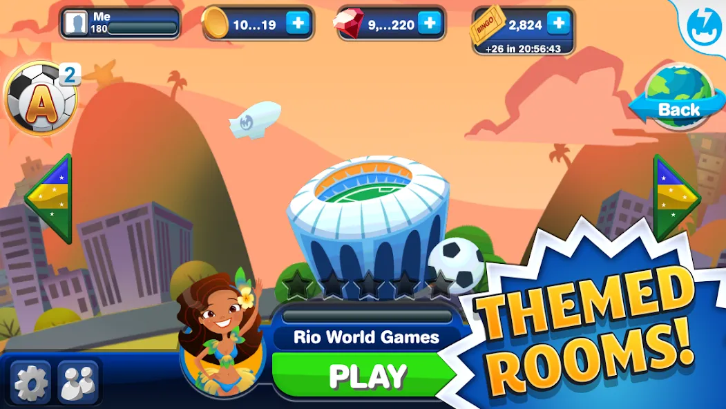 Bingo™: World Games МОД/Взлом [Меню, Бесконечные монеты и Открытые уровни] Screenshot 2