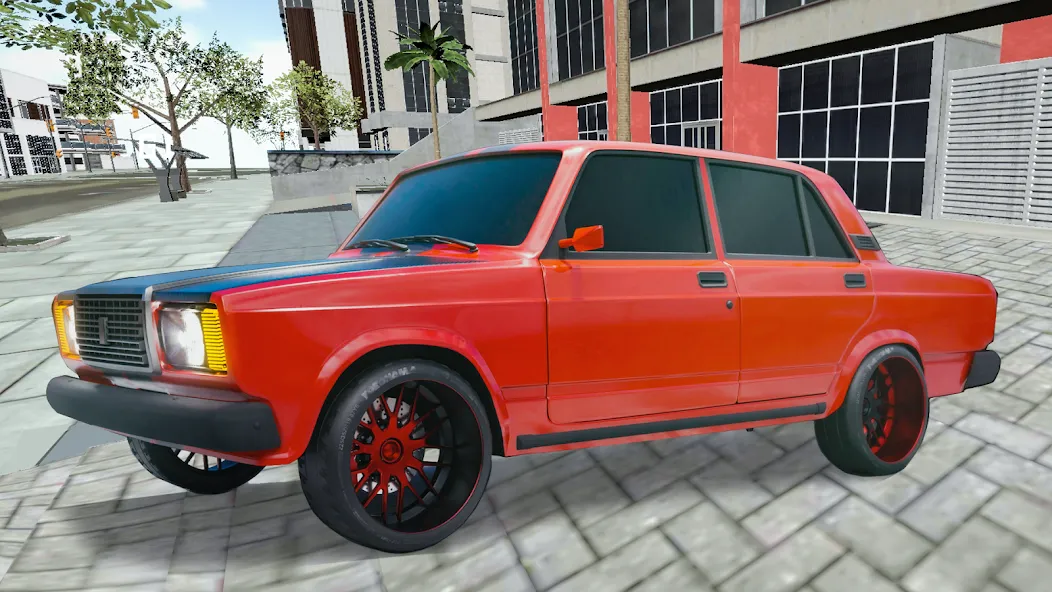 Drive Classic VAZ 2107 Parking МОД/Взлом [Все открыто, Дополнительные деньги и Меню MOD] Screenshot 1