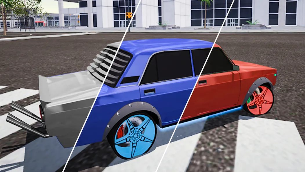 Drive Classic VAZ 2107 Parking МОД/Взлом [Все открыто, Дополнительные деньги и Меню MOD] Screenshot 3