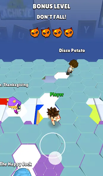 Fall Party.io: Match Race МОД/Взлом [Все открыто, Дополнительные деньги и Меню MOD] Screenshot 4