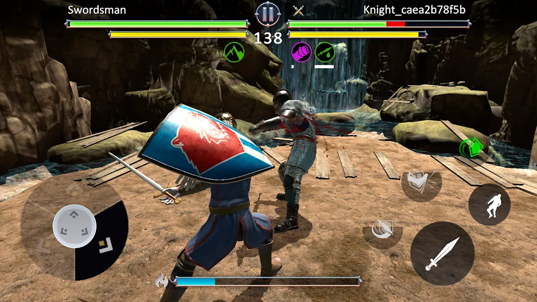 Knights Fight 2: New Blood (На русский язык это будет Найтс Файт 2) МОД/Взлом [Много монет, Открытые уровни и Мега MOD] Screenshot 1