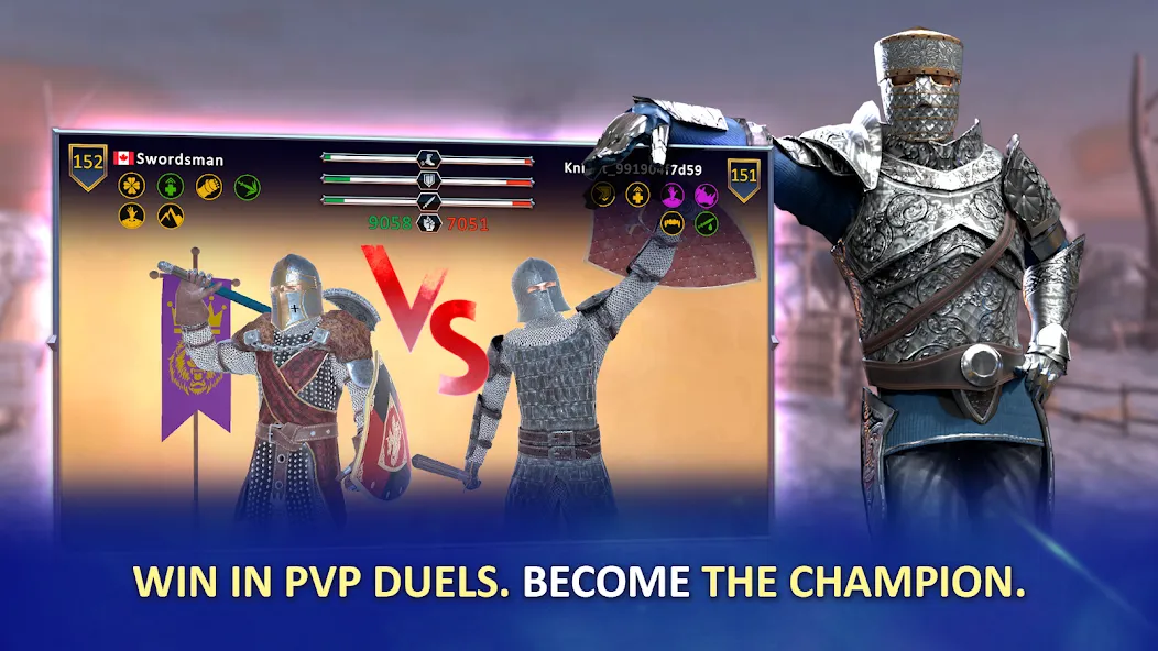 Knights Fight 2: New Blood (На русский язык это будет Найтс Файт 2) МОД/Взлом [Много монет, Открытые уровни и Мега MOD] Screenshot 3