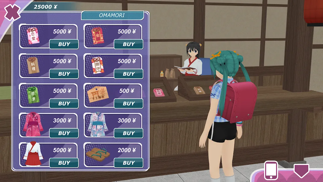 Shoujo City 3D (Шодзо Сити 3D) МОД/Взлом [Деньги, Монеты и Меню MOD] Screenshot 2