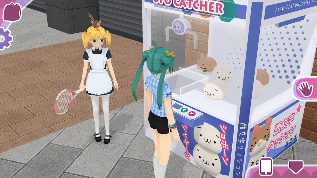 Shoujo City 3D (Шодзо Сити 3D) МОД/Взлом [Деньги, Монеты и Меню MOD] Screenshot 5