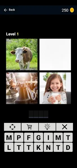 Puzzle: 4 pics 1 word offline МОД/Взлом [Деньги, Монеты и Меню MOD] Screenshot 3