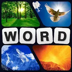 Скачать Взломанная Puzzle: 4 pics 1 word offline на Андроид (Все подсказки открыты) бесплатно