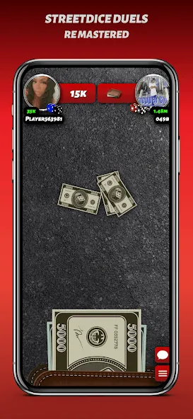 Phone Dice™ Street Dice Game (Фон Дайс Стрит Дайс Гейм) МОД/Взлом [Все открыто, Дополнительные деньги и Меню MOD] Screenshot 1