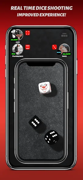 Phone Dice™ Street Dice Game (Фон Дайс Стрит Дайс Гейм) МОД/Взлом [Все открыто, Дополнительные деньги и Меню MOD] Screenshot 5