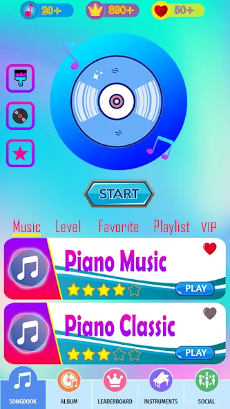 RaptorGamer Piano Tiles (РапторГеймер Пьяно Тайлс) МОД/Взлом [Много денег, Монет и Все открыто] Screenshot 1