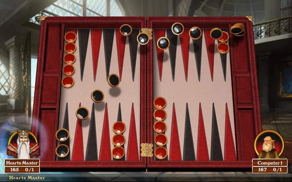 Hardwood Backgammon (Хардвуд Бэкгаммон) МОД/Взлом [Меню, Бесконечные монеты и Открытые уровни] Screenshot 4
