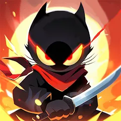 Скачать Ninja Cat - Idle Arena Взлом на много денег и кристаллов бесплатно на Андроид