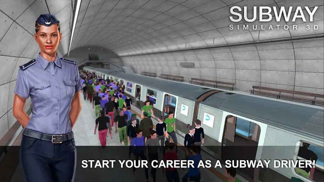 Subway Simulator 3D МОД/Взлом [Все открыто, Дополнительные деньги и Меню MOD] Screenshot 1
