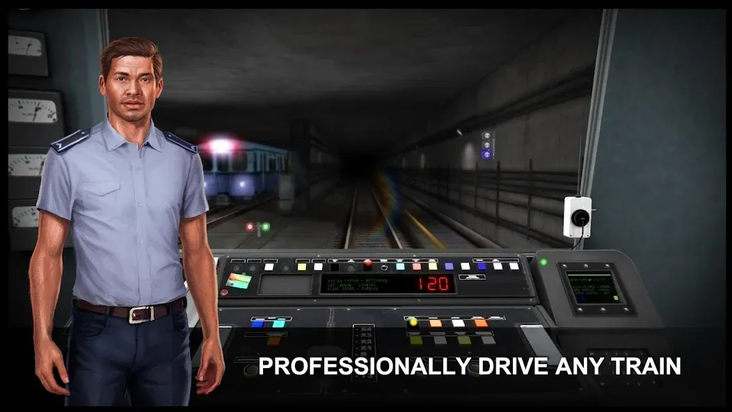 Subway Simulator 3D МОД/Взлом [Все открыто, Дополнительные деньги и Меню MOD] Screenshot 2
