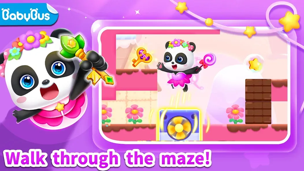 Little Panda’s Jewel Adventure МОД/Взлом [Меню, Бесконечные монеты и Открытые уровни] Screenshot 1