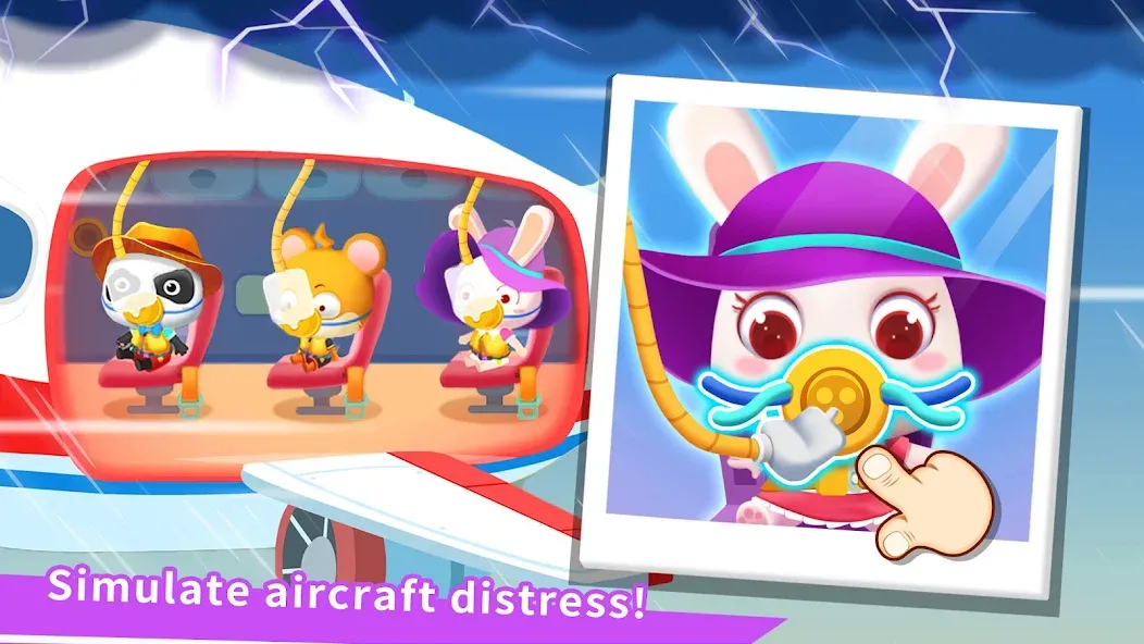 Baby Panda's Airport МОД/Взлом [Все открыто, Дополнительные деньги и Меню MOD] Screenshot 4