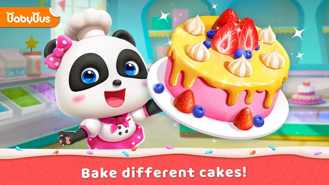 Little Panda's Cake Shop МОД/Взлом [Меню, Бесконечные монеты и Открытые уровни] Screenshot 1