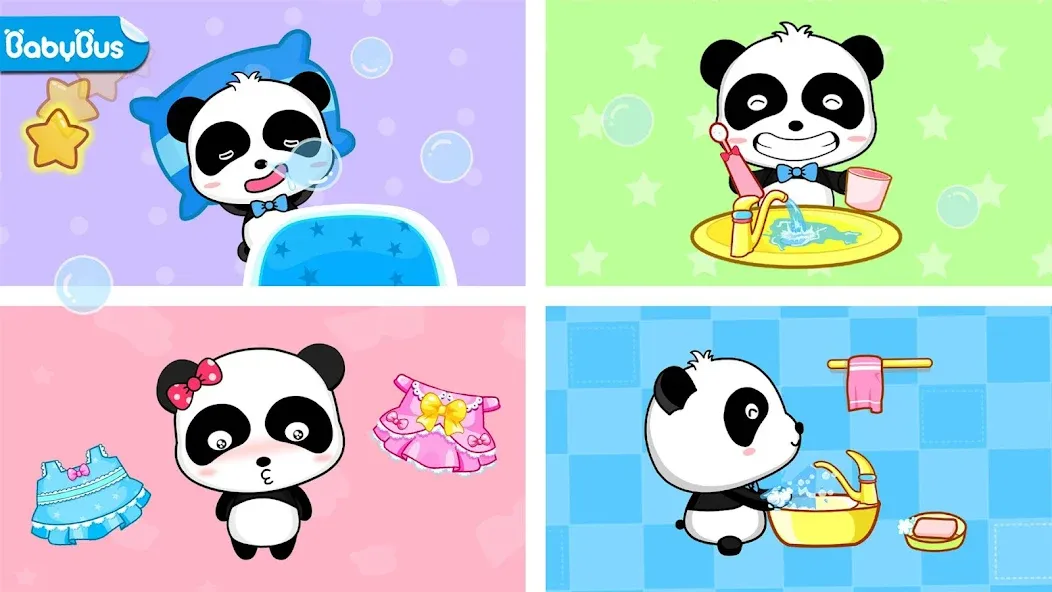 Baby Panda's Daily Life МОД/Взлом [Деньги, Монеты и Меню MOD] Screenshot 1