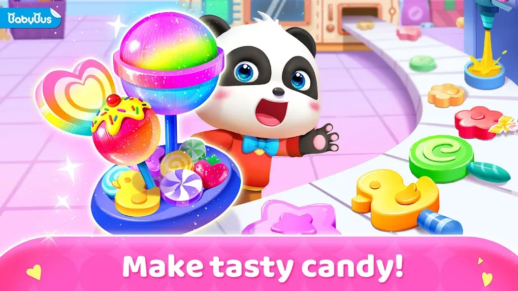 Little Panda's Candy Shop МОД/Взлом [Деньги, Монеты и Меню MOD] Screenshot 1