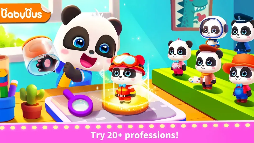 Baby Panda's Town: Life МОД/Взлом [Все открыто, Дополнительные деньги и Меню MOD] Screenshot 1