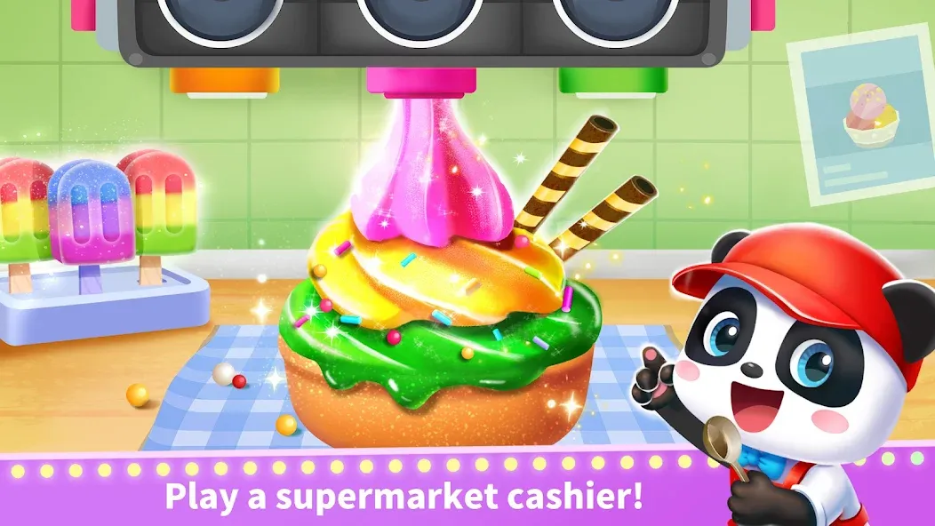 Baby Panda's Town: Life МОД/Взлом [Все открыто, Дополнительные деньги и Меню MOD] Screenshot 5