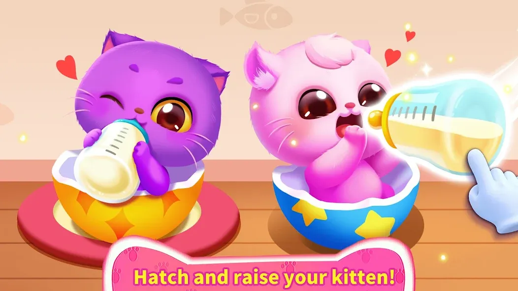 Little Panda's Cat Game МОД/Взлом [Деньги, Монеты и Меню MOD] Screenshot 2