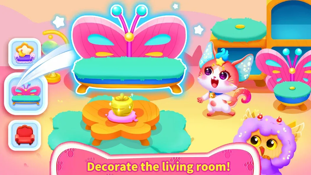 Little Panda's Cat Game МОД/Взлом [Деньги, Монеты и Меню MOD] Screenshot 4
