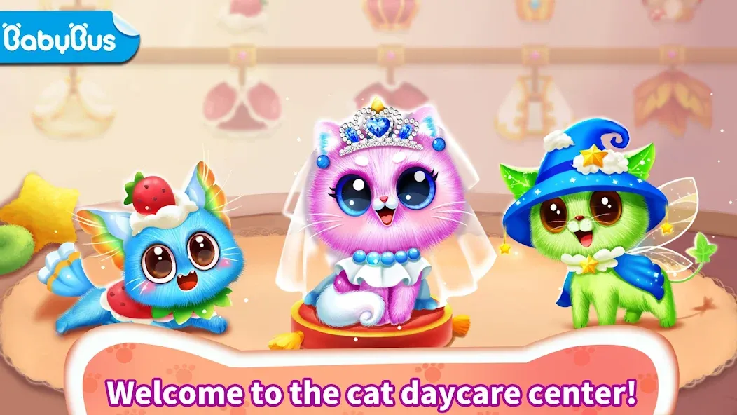 Little Panda: Baby Cat Daycare МОД/Взлом [Много монет, Открытые уровни и Мега MOD] Screenshot 1