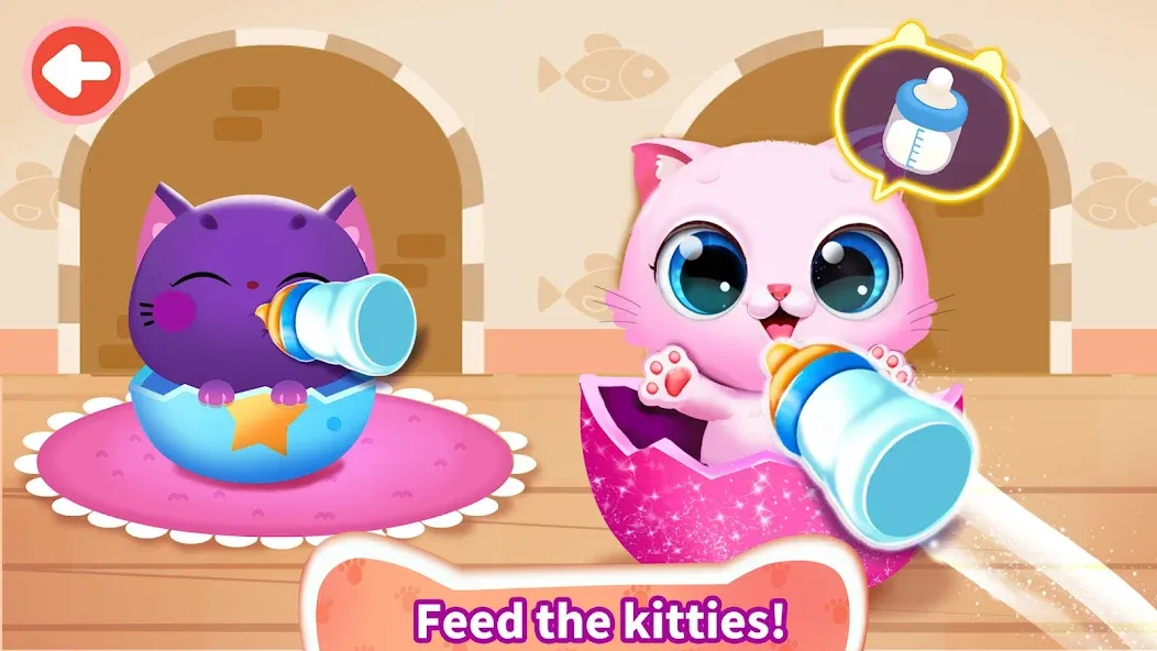 Little Panda: Baby Cat Daycare МОД/Взлом [Много монет, Открытые уровни и Мега MOD] Screenshot 3