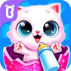 Скачать Взломанная Little Panda: Baby Cat Daycare (Много денег) на Андроид