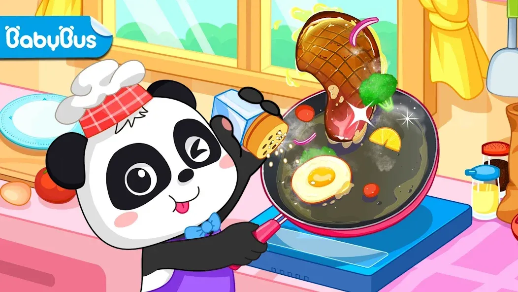 My Baby Panda Chef МОД/Взлом [Деньги, Монеты и Меню MOD] Screenshot 1