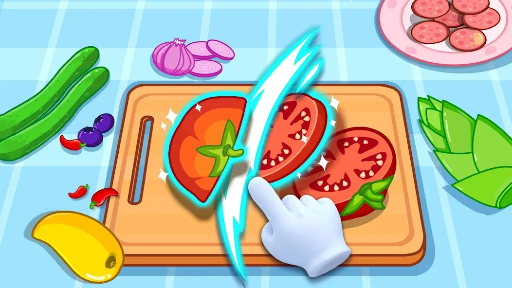 My Baby Panda Chef МОД/Взлом [Деньги, Монеты и Меню MOD] Screenshot 2