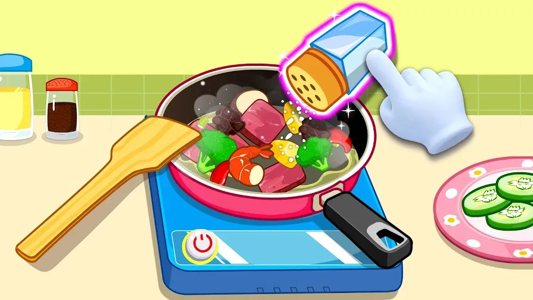 My Baby Panda Chef МОД/Взлом [Деньги, Монеты и Меню MOD] Screenshot 3