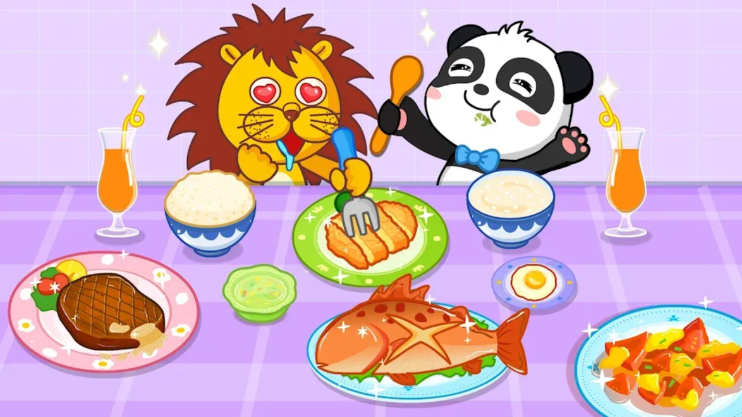 My Baby Panda Chef МОД/Взлом [Деньги, Монеты и Меню MOD] Screenshot 5