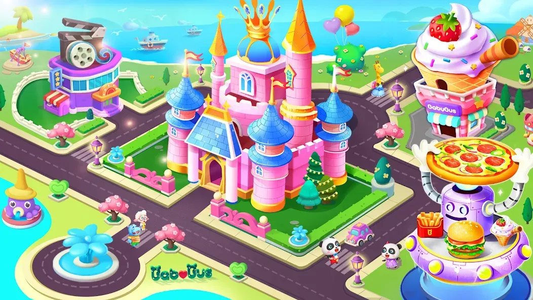 Baby Panda's City МОД/Взлом [Деньги, Монеты и Меню MOD] Screenshot 1