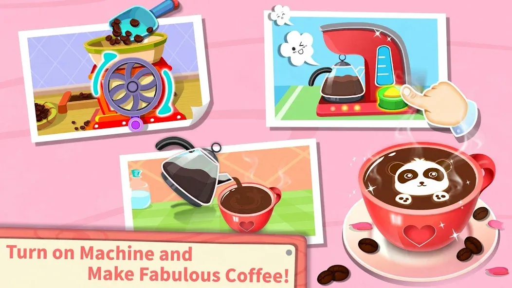 Baby Panda’s Summer: Café МОД/Взлом [Много монет, Открытые уровни и Мега MOD] Screenshot 3