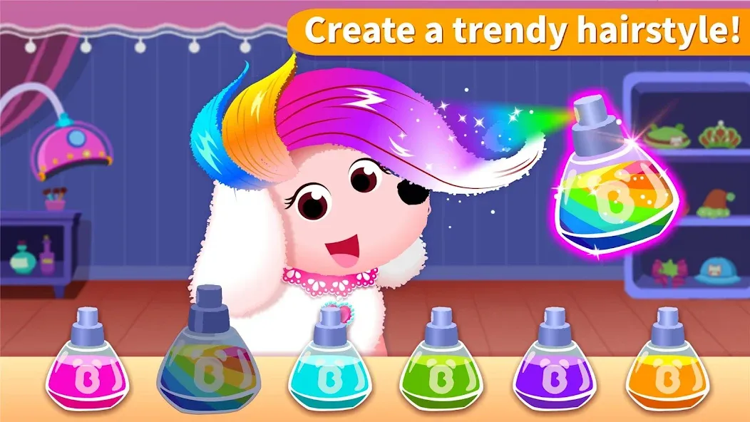 Little Panda's Pet Salon МОД/Взлом [Меню, Бесконечные монеты и Открытые уровни] Screenshot 3