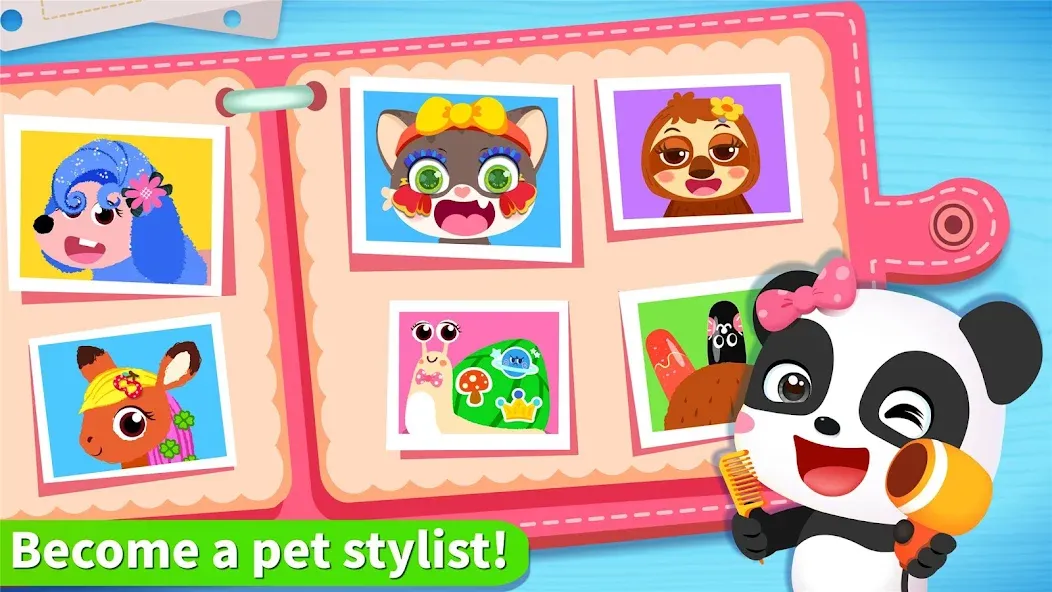 Little Panda's Pet Salon МОД/Взлом [Меню, Бесконечные монеты и Открытые уровни] Screenshot 5