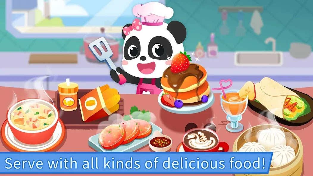 Baby Panda's Breakfast Cooking МОД/Взлом [Меню, Бесконечные монеты и Открытые уровни] Screenshot 5