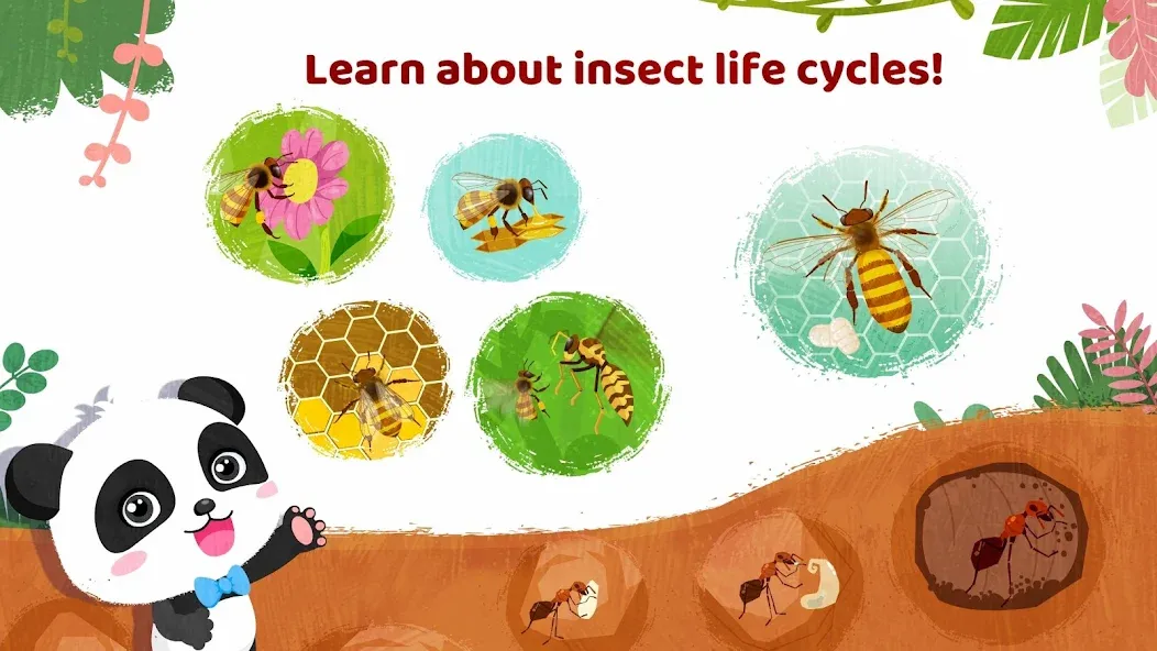Little Panda's Insect World МОД/Взлом [Много монет, Открытые уровни и Мега MOD] Screenshot 4