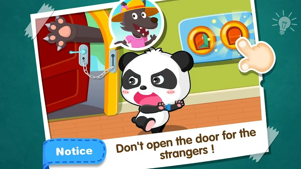 Baby Panda Home Safety МОД/Взлом [Все открыто, Дополнительные деньги и Меню MOD] Screenshot 3