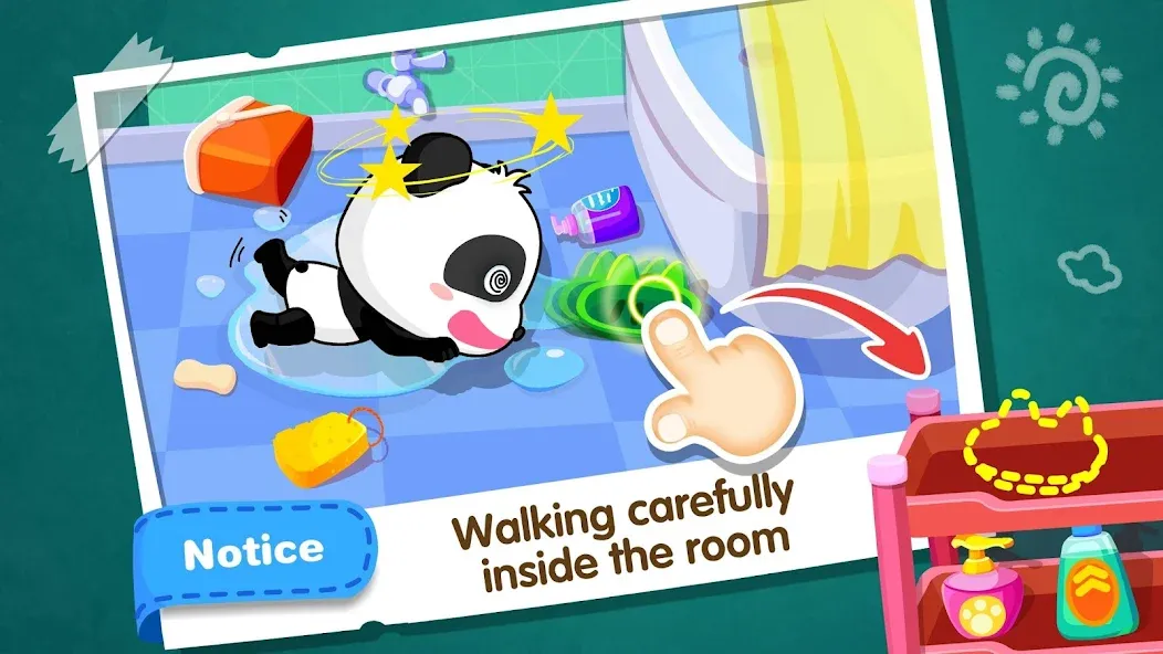 Baby Panda Home Safety МОД/Взлом [Все открыто, Дополнительные деньги и Меню MOD] Screenshot 4