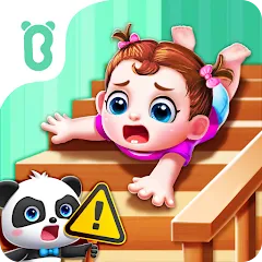 Скачать Взломанная Baby Panda Home Safety на Андроид - Все открыто