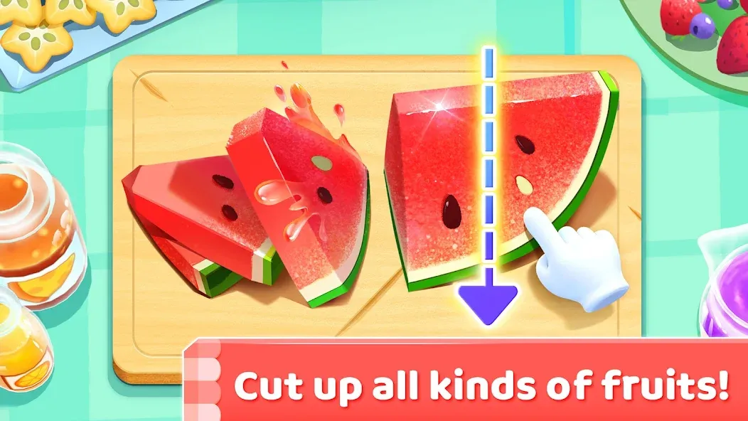 Little Panda's Ice Cream Games МОД/Взлом [Меню, Бесконечные монеты и Открытые уровни] Screenshot 3