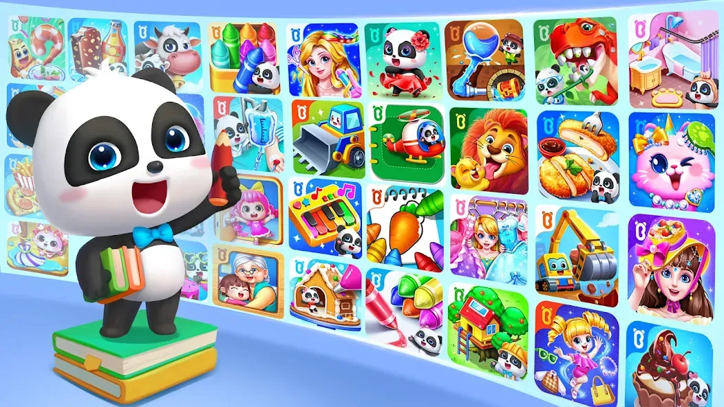 BabyBus Kids: Video&Game World (БебиБас Кидс) МОД/Взлом [Много монет, Открытые уровни и Мега MOD] Screenshot 1