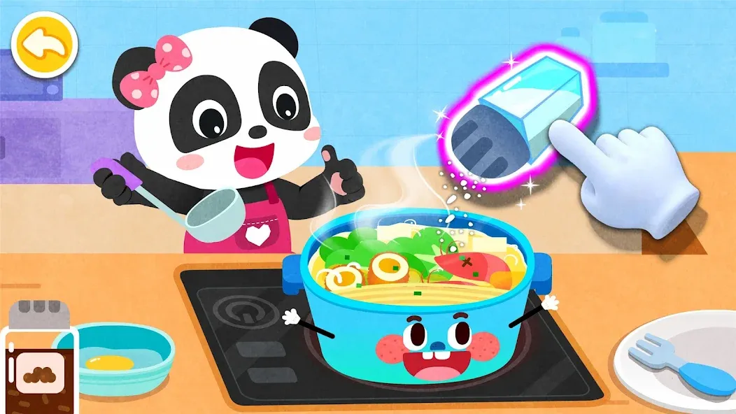 Baby Panda's Kitchen Party МОД/Взлом [Много денег, Монет и Все открыто] Screenshot 3
