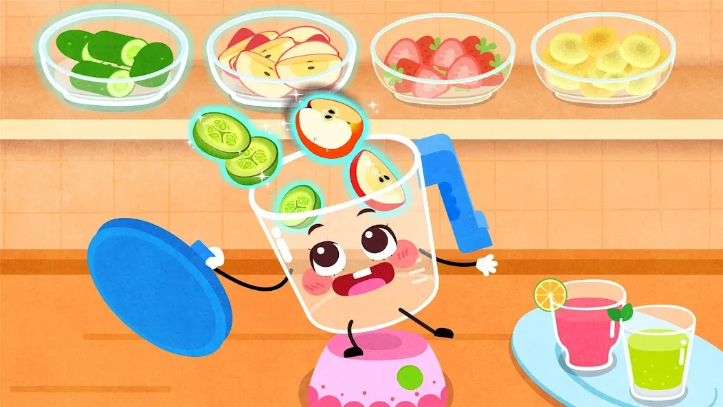 Baby Panda's Kitchen Party МОД/Взлом [Много денег, Монет и Все открыто] Screenshot 4