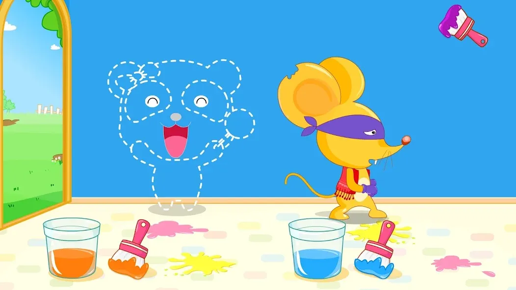Baby Panda's Color Mixing МОД/Взлом [Бесконечные деньги, Монеты и Мега MOD] Screenshot 3