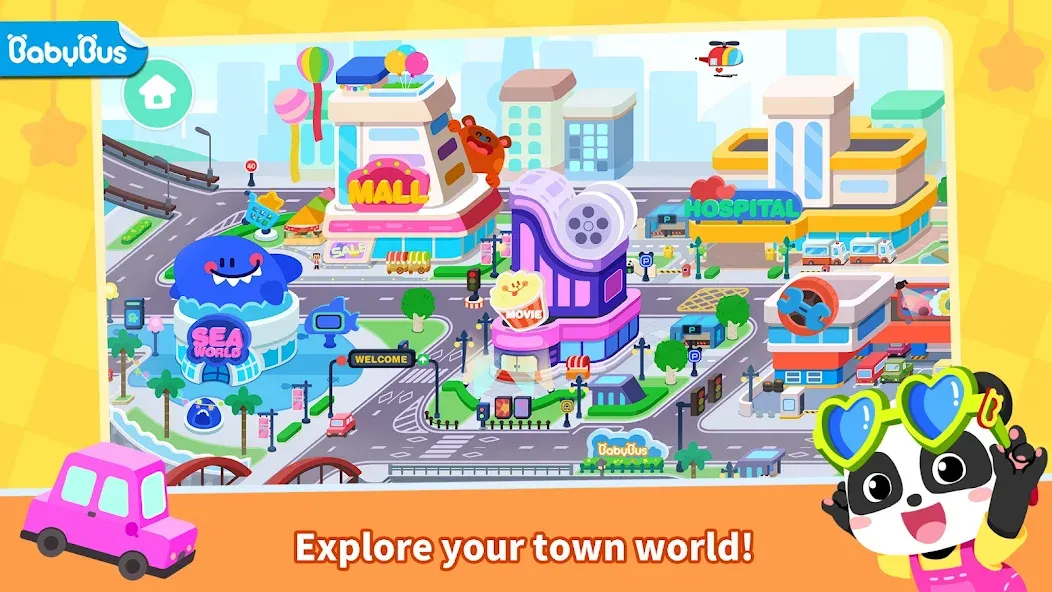 Little Panda's Town: My World МОД/Взлом [Бесконечные деньги, Монеты и Мега MOD] Screenshot 1